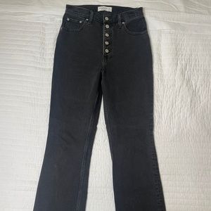 Abercrombie Ultra High Rise Kick Flare Jeans